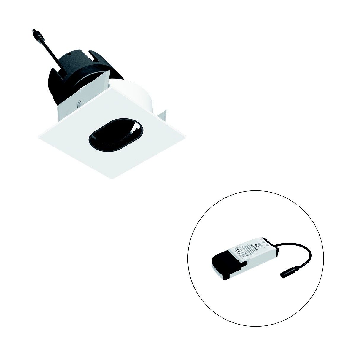 LED-Einbauleuchte modular F09RXXXM0627L24P