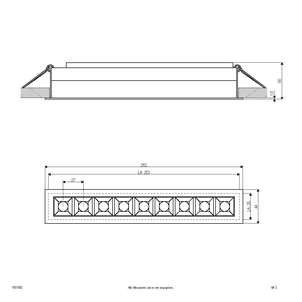 LED-Einbauleuchte P201802
