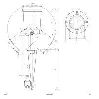 ALU-Spot mit Erdspiess 545234
