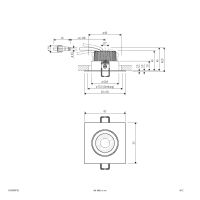 LED-Einbauleuchte IP65 PC654060102