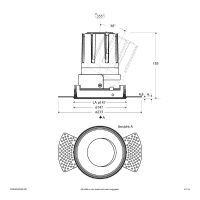 LED-Einbauleuchte modular F02R09AM3830L24D