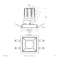 LED-Einbauleuchte modular F03R11SM3830L15P