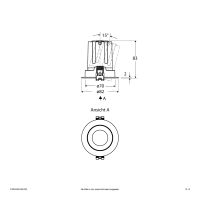 LED-Einbauleuchte modular F10RXXXM1340L24P