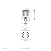 LED-Einbauleuchte modular F11RXXXM1340L15P