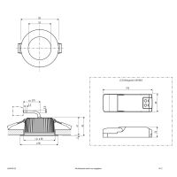 LED-Spot 230V dim. IP54 L54N100125
