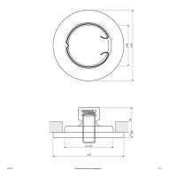 NV EB-Leuchte 513 014 chr/mt