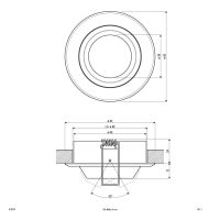NV-Einbauleuchte 610014