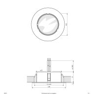 NV-Möbeleinbauleuchte 080 010 eds
