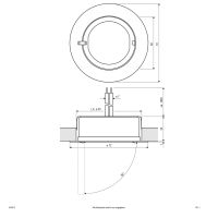 NV Möbeleinbauleuchte 425 013 chr/sat
