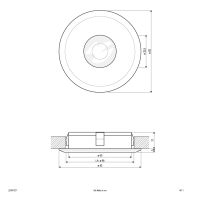 P-LED Deckeneinbauleuchte L23061327