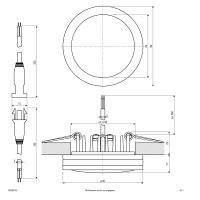 P-LED Deckeneinbauleuchte P02060102