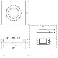 P-LED Deckeneinbauleuchte P34060102
