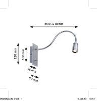 LED-Wandleuchte 990.68