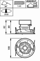 LED-Strahler RS321B 7S/ #59073100