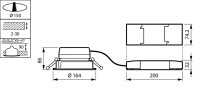 LED-Downlight DN561BLED8S840PSU-EC