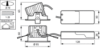 LED-Einbaustrahler RS151B LED #54819099