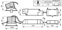 LED-Einbaustrahler RS156B LED #94093299