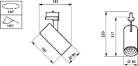 LED-Stromschienenstrahler ST315T LED #40910400