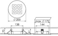 LED-Downlight MIREFA #SPG0320314AQ