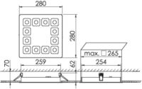 LED-Downlight MIREFA #SPG0320337AH