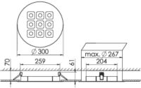 LED-Downlight MIREFA #SPG0320341AH