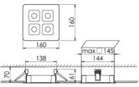 LED-Downlight MIREFA #SPG0330315AQ