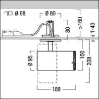 LED-Halbeinbaustrahler V2-SRM1500 #60716801