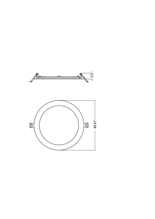 LED-Downlight DLSLIM.DAD175V16WMS