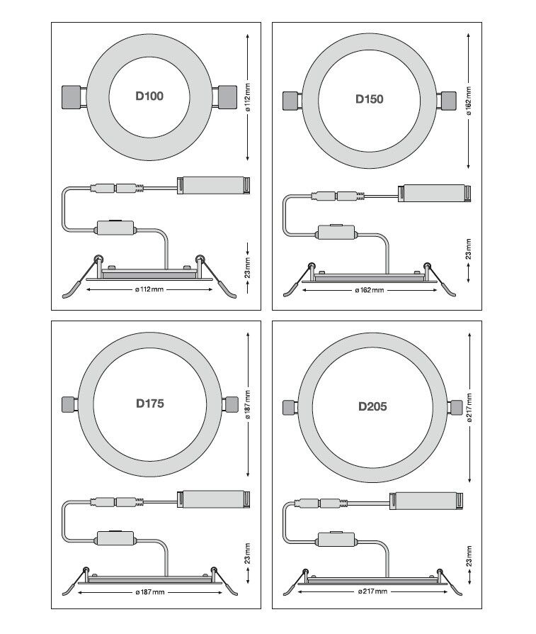 LED-Downlight DLSLIM.DAD175V16WMS