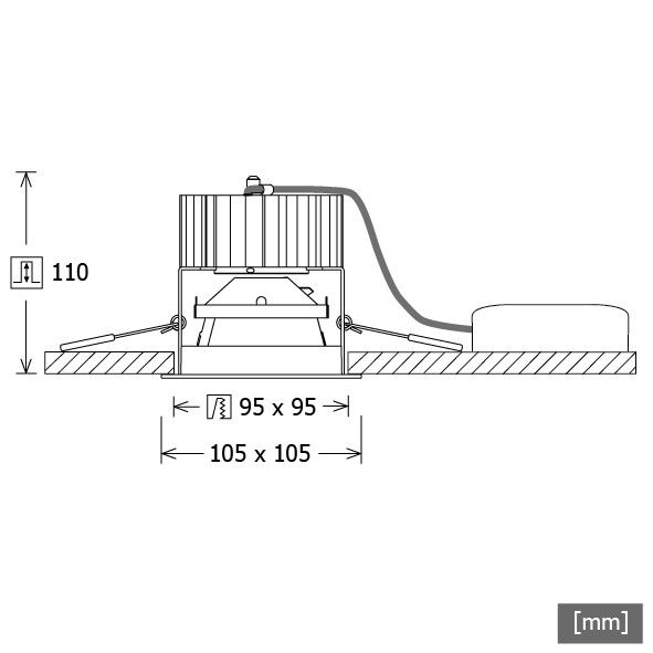 LED-Einbaudownlight FLIQ 200.2030.01 sw
