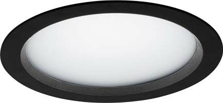 LED-Einbaudownlight VTFL 10.2540 schwarz