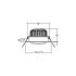 LED-Einbaustrahler 350 mA 12396084