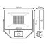 LED-Strahler mit BWM BASICAFLTR5000830MDW