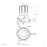 LED-Einbauleuchte modular F01R14AM3840L55P