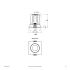 LED-Einbauleuchte modular F11RXXXM1330L15D