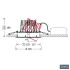 LED-Einbaustrahler CSA-R 603.940.FL ws