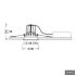 LED-Einbaustrahler FLIR 100.1040.25 si