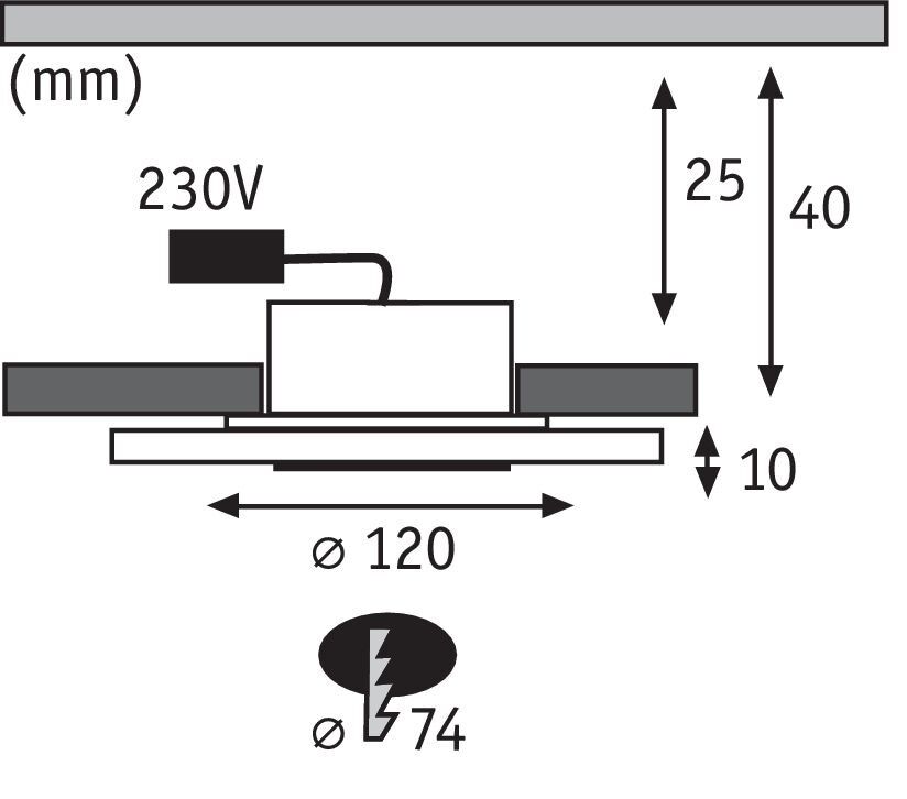 LED-Einbauleuchte 929.07