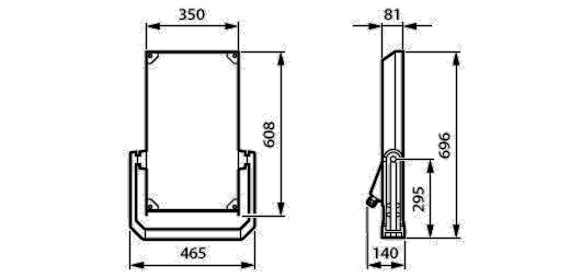 LED-Außenstrahler BVP656 LED #79623200