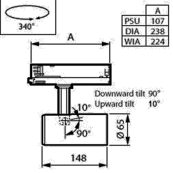 LED-Strahler ST332T 17S #59017500