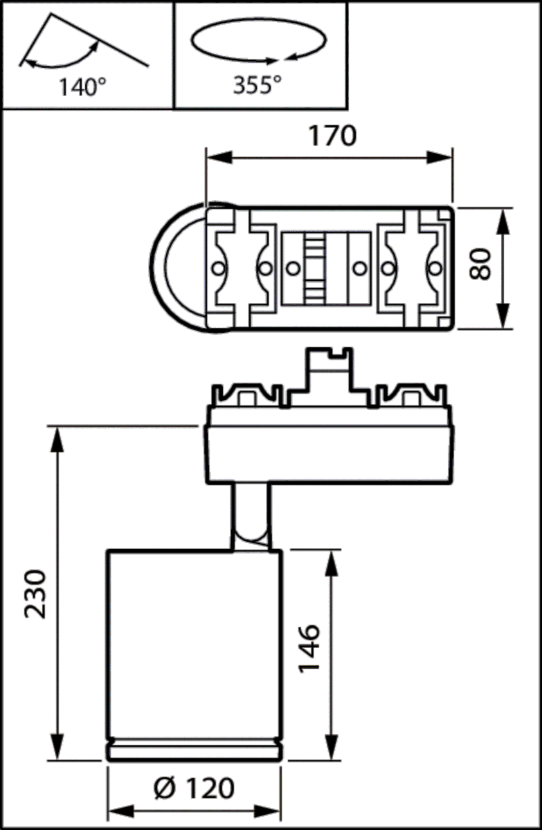 LED-Strahler f.Lichtband ST780S 49S #97741200