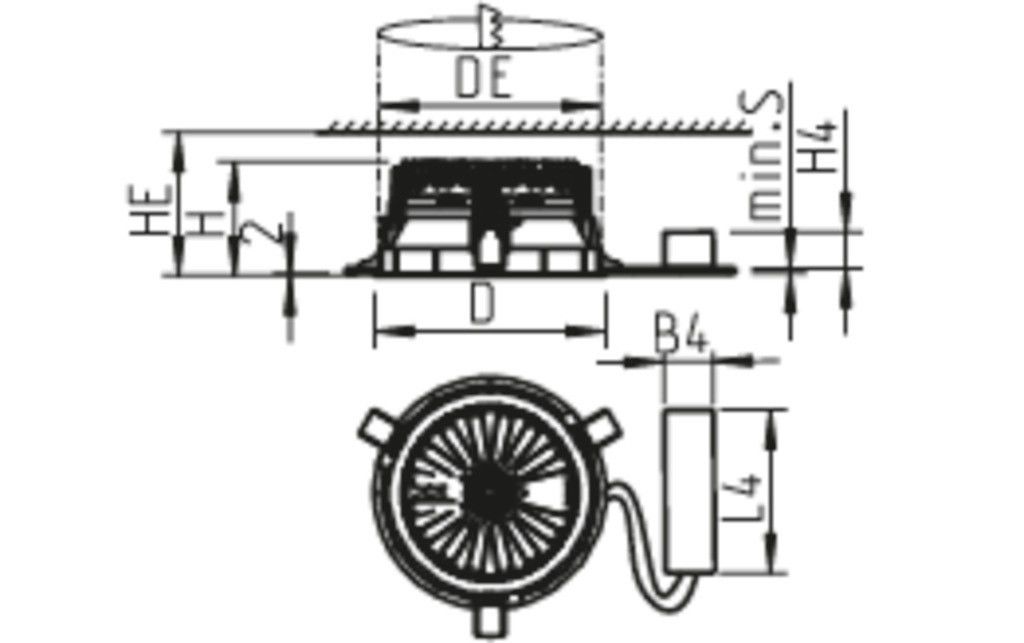 LED-Downlight ALBA R200E #0322149