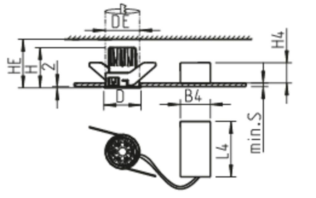 LED-Downlight ALBA R50E N #0322100