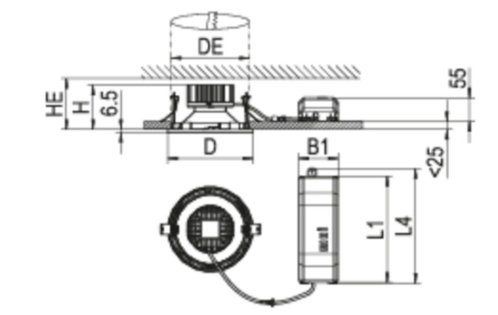 LED-Downlight EDLR #0331317//375