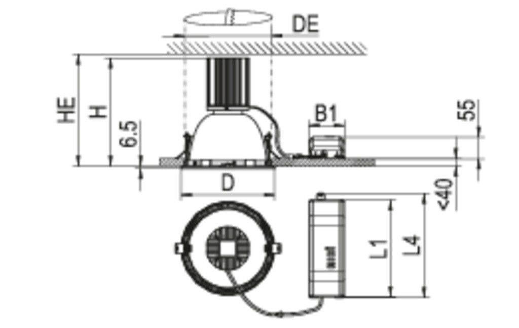 LED-Downlight EDLR #0331368//375