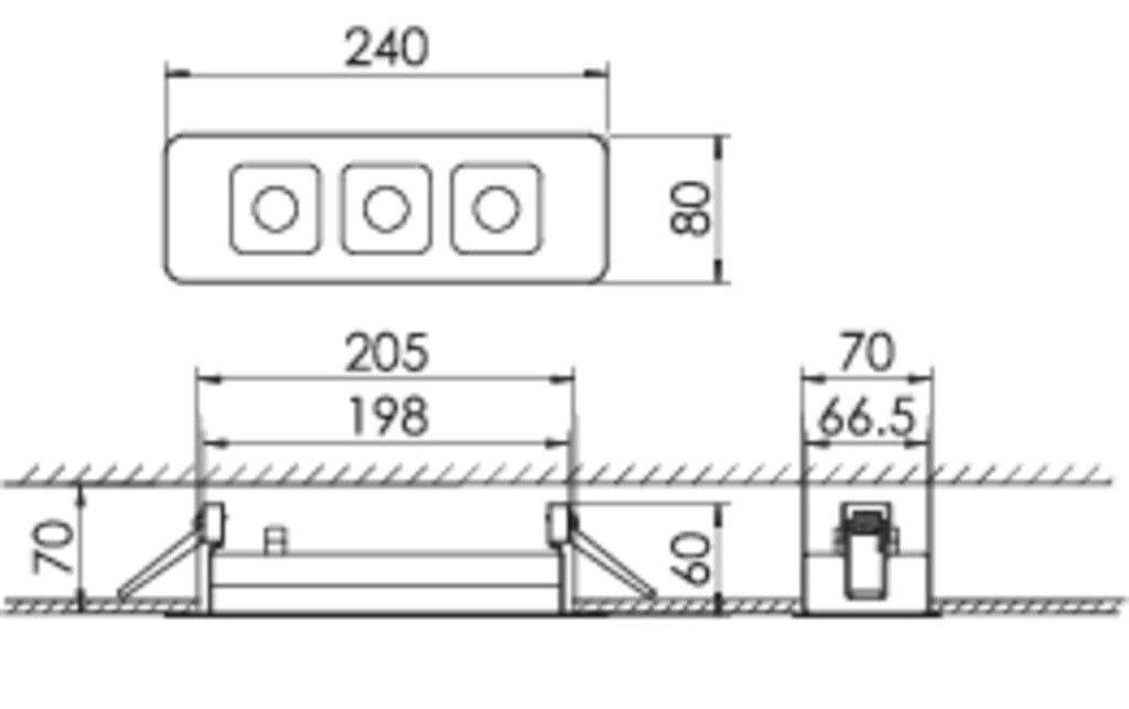LED-Downlight MIREFA #SPG0320325AH