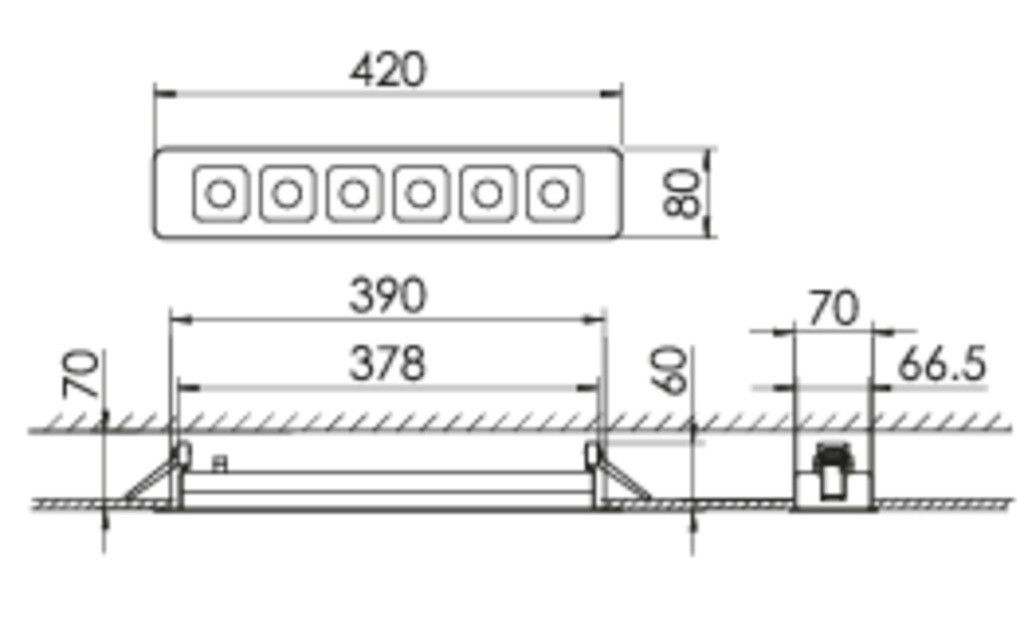 LED-Downlight MIREFA #SPG0320328AQ