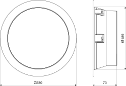 Sensor-LED-Innenleuchte RS PRO DL 200 SC