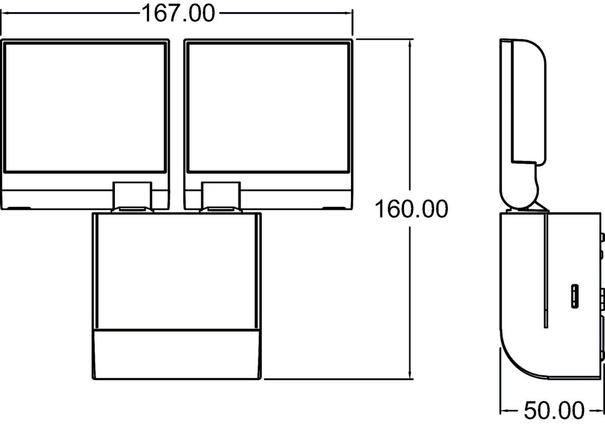LED-Strahler theLeda S17-100L WH