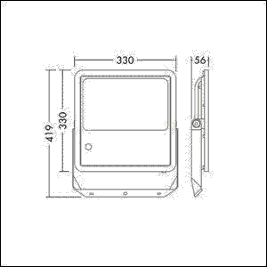 LED-Fluter LEOFLEXIP66120W830PC